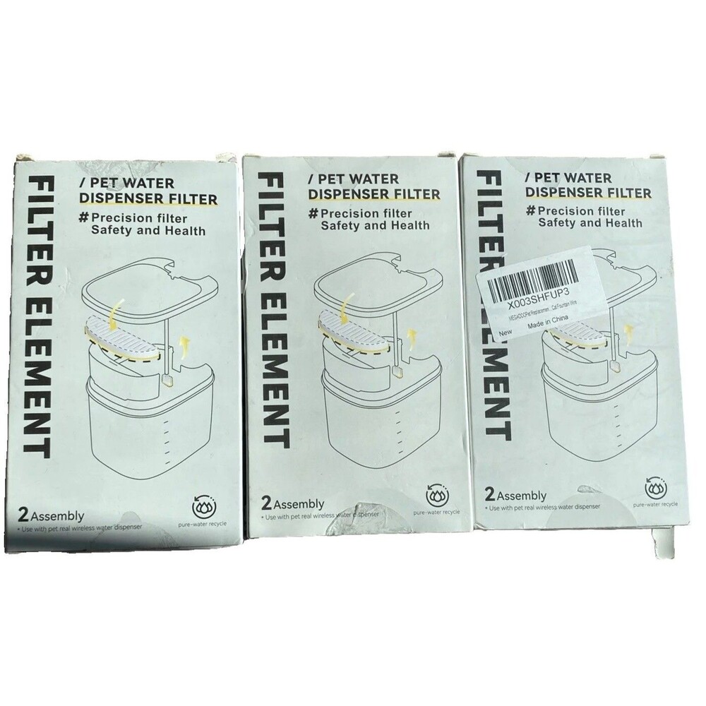 Cat Water Fountain Filters 6 Pack Replacement Filters Automatic Cat Fountain